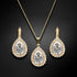Комплект "Debesu Piliens (Silver Patina)" с кристаллами Swarovski™